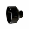 American Imaginations 4 in. x 3 in. Round ABS Reducing Coupling AI-38745